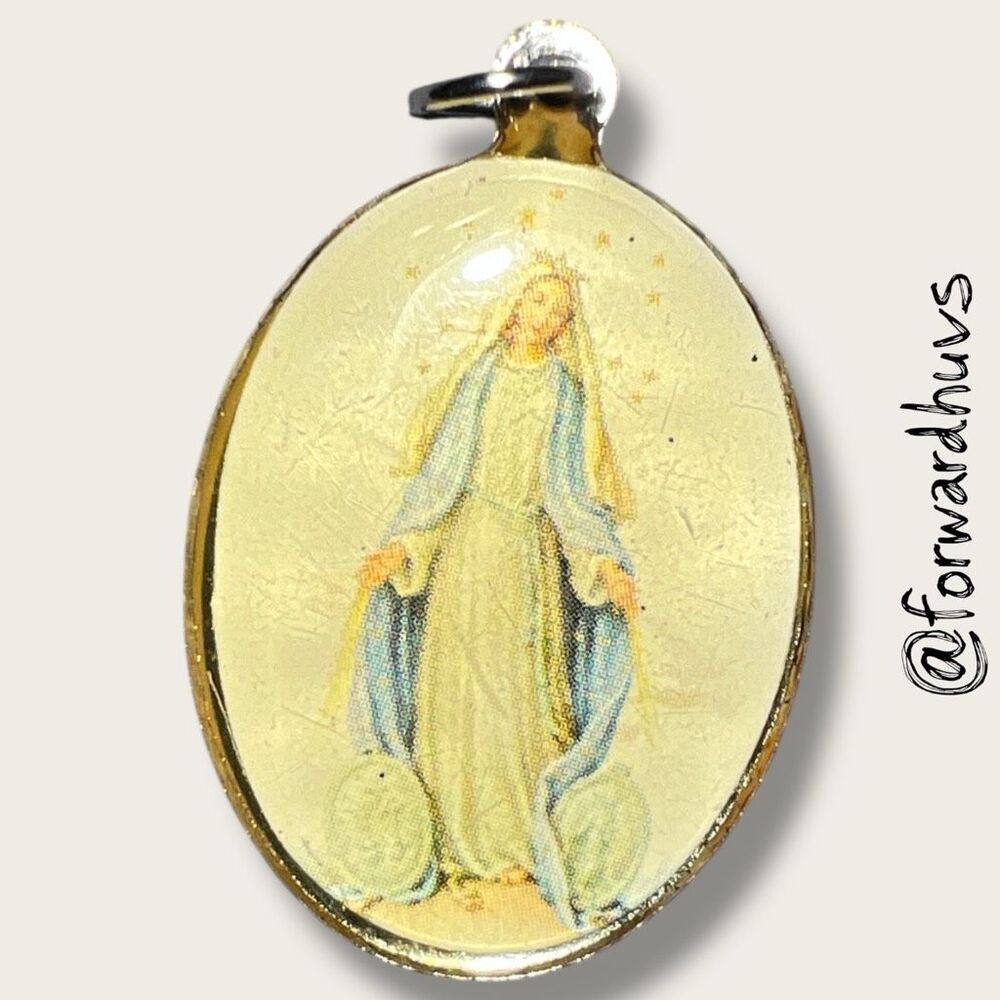Bundle Sale 3 for $15 | Catholic Miraculous Medal Pendant – Virgin Mary